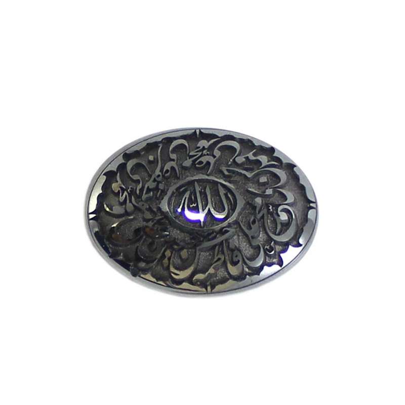 سنگ حدید خطی طرح الله و 14 معصوم کد 589710