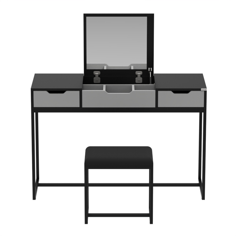 آینه و دراور هیراد مدل U111-MDF