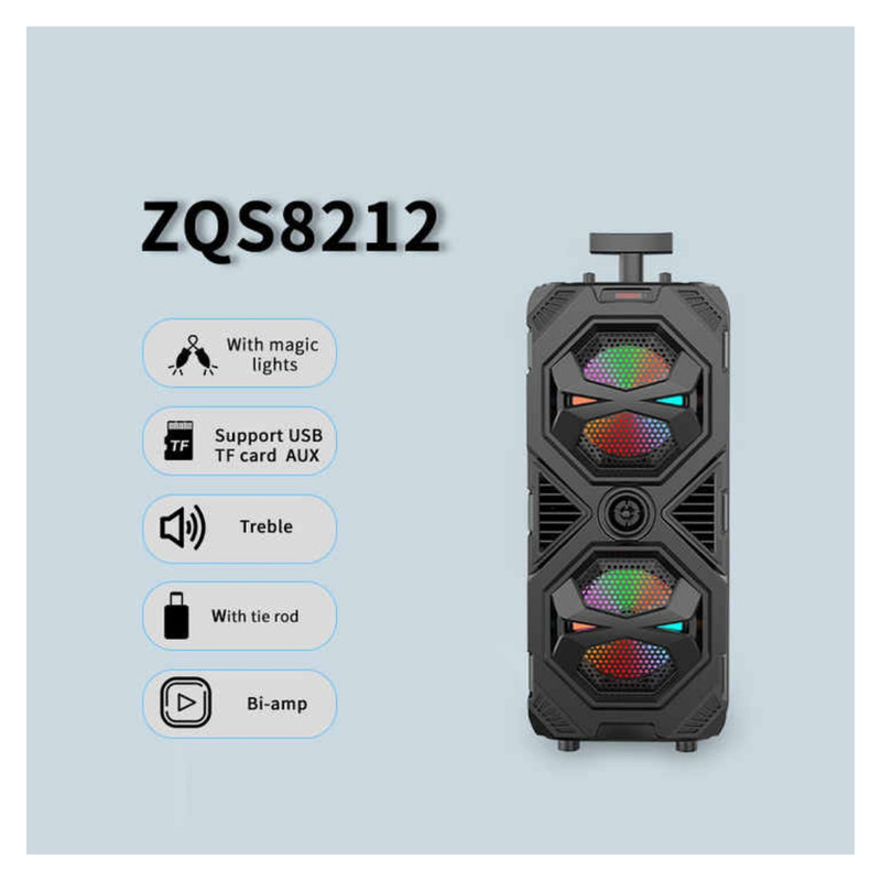 قیمت و خرید اسپیکر بلوتوثی قابل حمل مدل ZQS8212