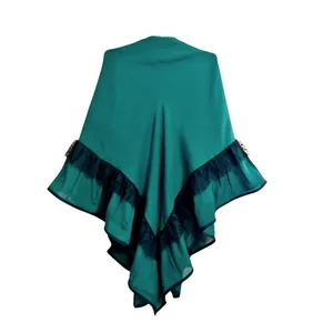 روسری زنانه مدل چیندار نخی تورخالدار کد 50366