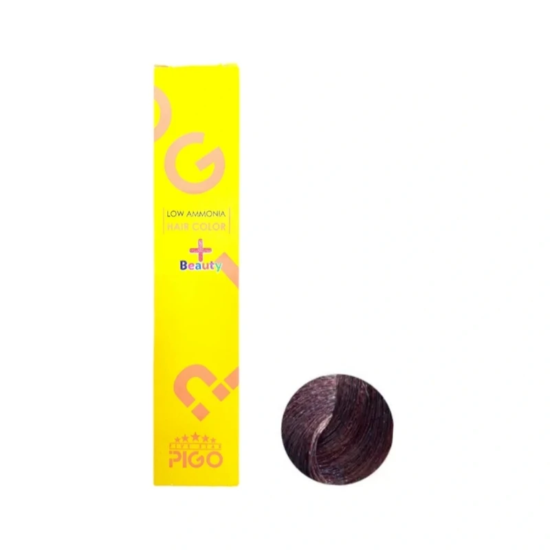 رنگ مو پیگو شماره 5.8 مدل پلاس بیوتی حجم 105 میلی لیتر رنگ شرابی تیره 