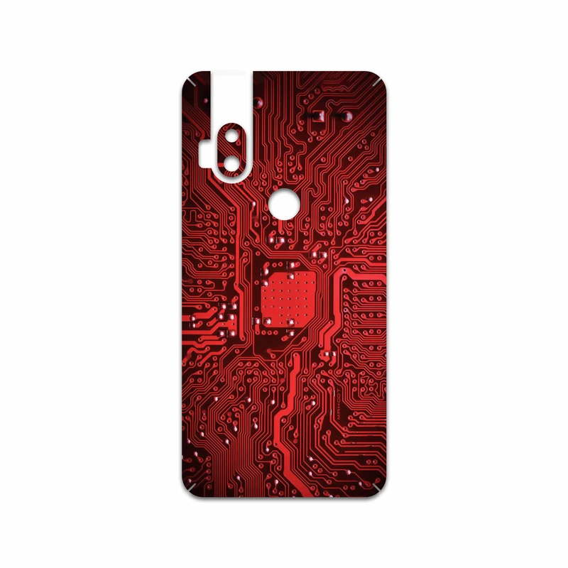 برچسب پوششی ماهوت مدل Red Printed Circuit Board مناسب برای گوشی موبایل موتورولا One Hyper