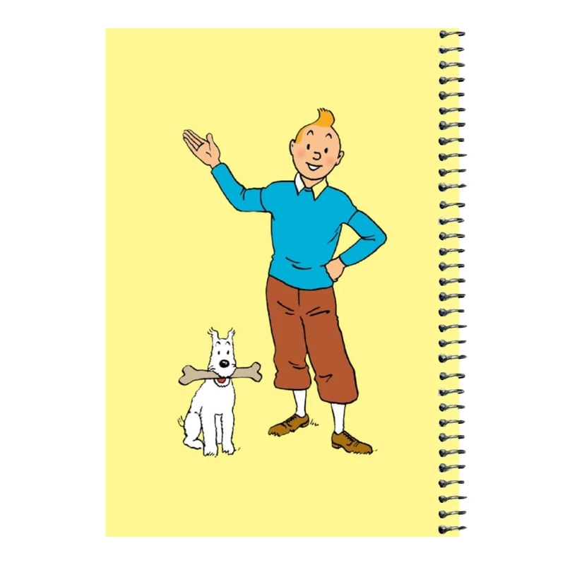 دفتر مشق 80 برگ اس جی مدل تن تن و میلو کد 2    