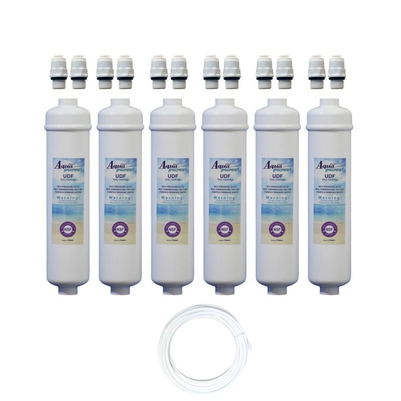 فیلتر یخچال ساید بای ساید آکوا پیورست مدل COCONUT SHELL 2500G مجموعه 6 عددی فیلتر یخچال ساید بای ساید آکوا پیورست مدل COCONUT SHELL 2500G مجموعه 6 عددی