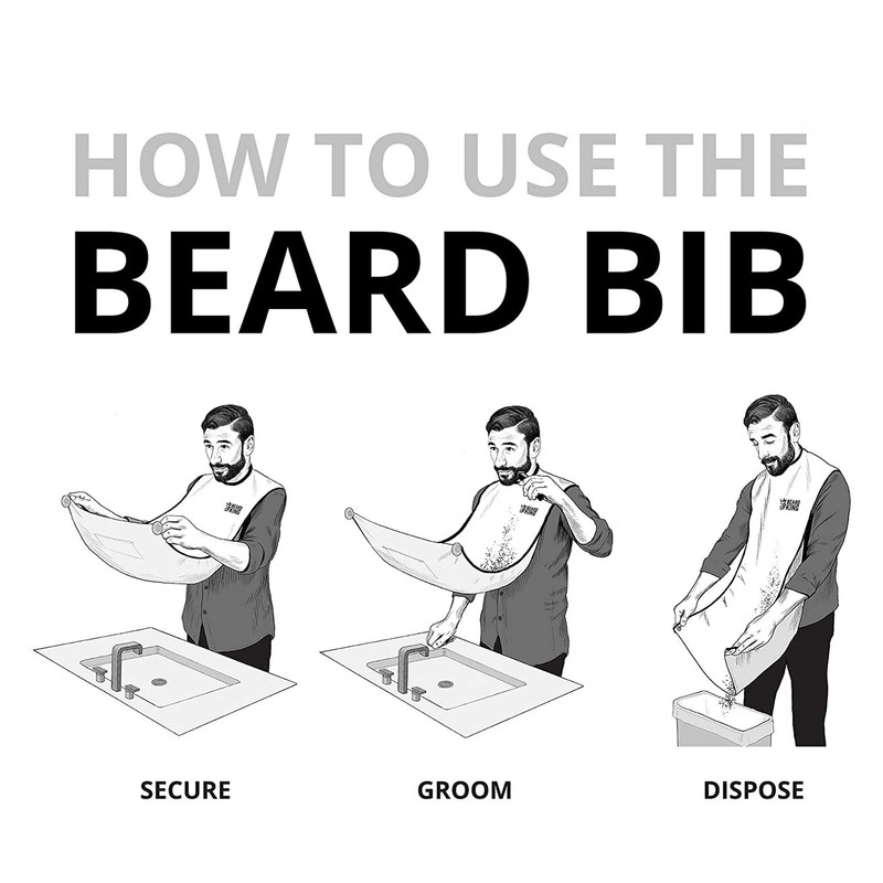 پیش بند آرایشگری مدل beard king