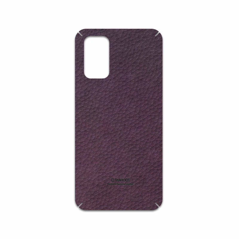 برچسب پوششی ماهوت مدل Purple-Leather مناسب برای گوشی موبایل شیائومی Redmi 9T