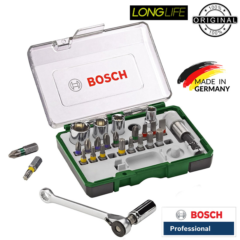 سری پیچ گوشتی شارژی بوش مدل فوق حرفه ای BO-Extra28 مجموعه 28 عددی