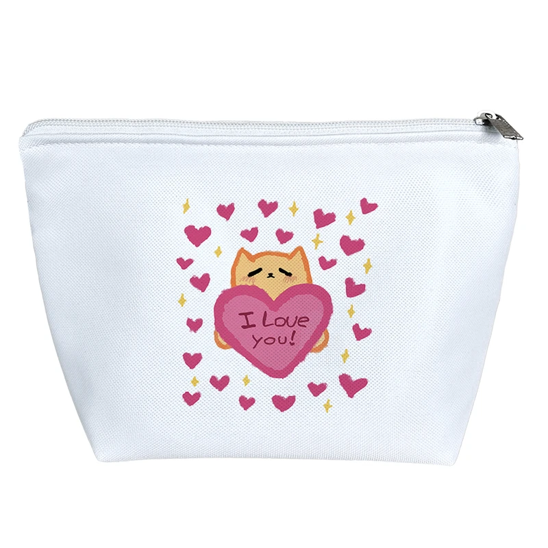 کیف لوازم آرایش دخترانه خندالو مدل دوست دارم کد 8336