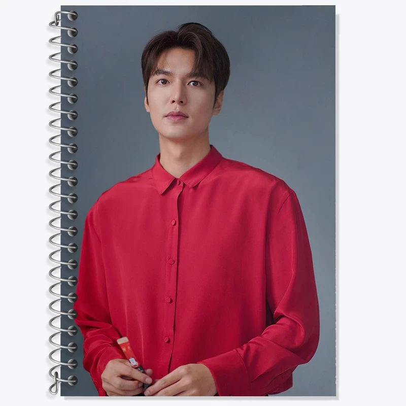 دفتر زبان 50 برگ خندالو مدل دو خط طرح لی مین هو Lee min ho کد 12373