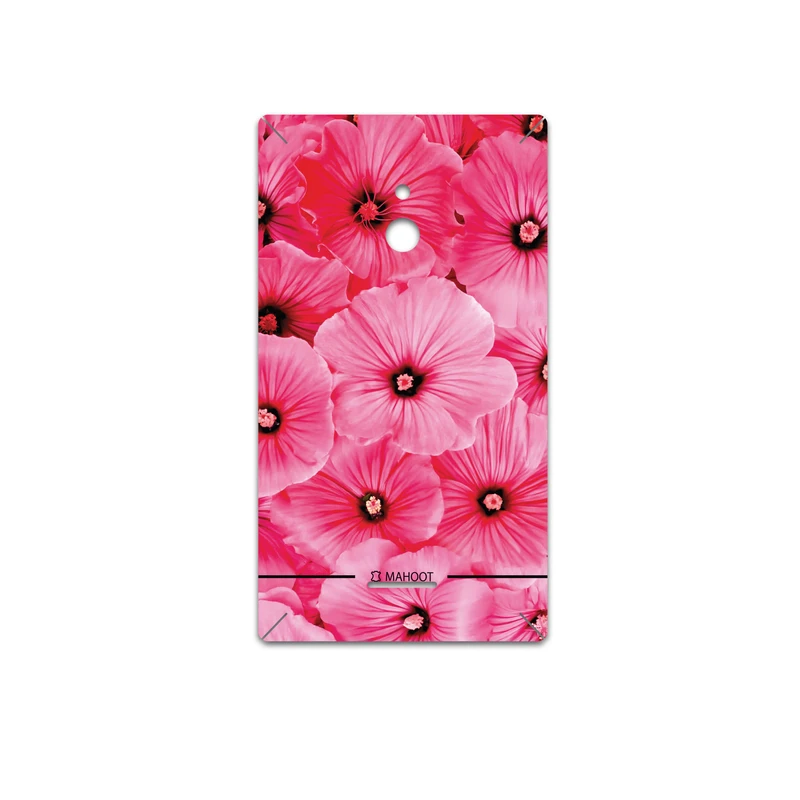 برچسب پوششی ماهوت مدل Pink-Flower مناسب برای گوشی موبایل نوکیا XL