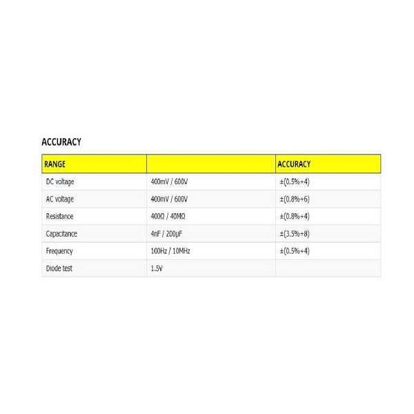 مولتی متر دیجیتال زویی مدل VC921