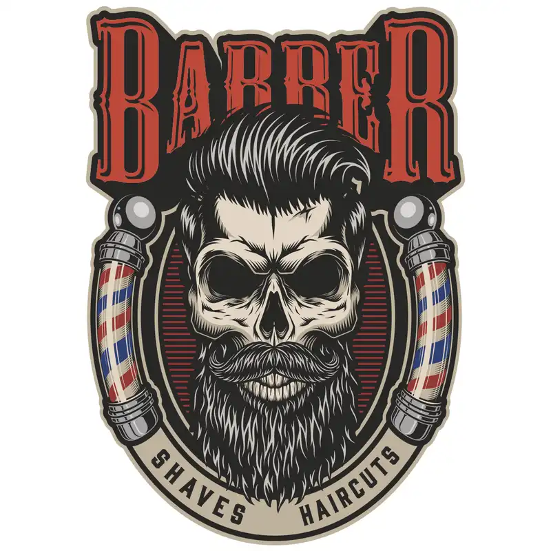 استیکر باروچین مدل آرایشگاه کد 5006