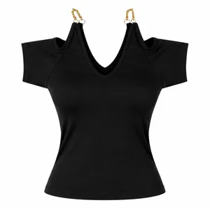 تاپ راحتی زنانه مدل بند زنجیری