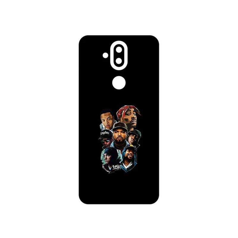 برچسب پوششی ماهوت مدل Great Rappers Digital Art مناسب برای گوشی موبایل نوکیا 8.1