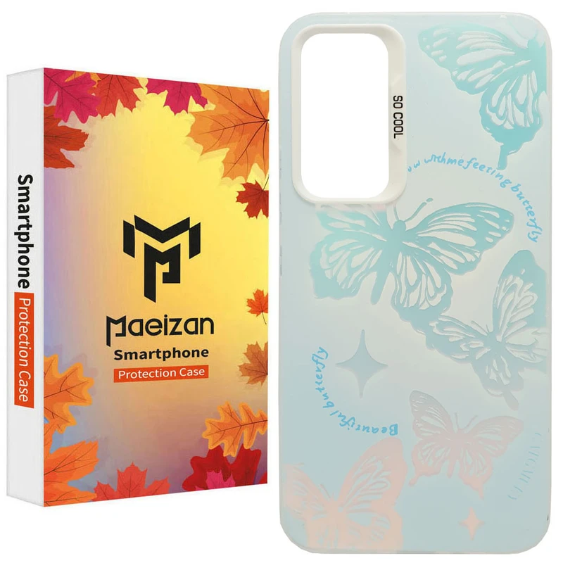 کاور پاییزان مدل پروانه SoCool طرح لاکچری مناسب برای گوشی موبایل سامسونگ Galaxy A54