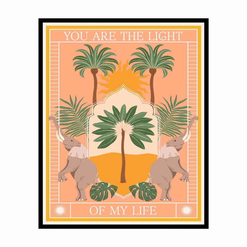 پوستر مدل شما نور زندگی من هستید