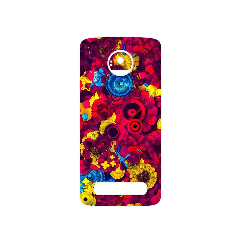 برچسب پوششی ماهوت مدل Vector Flower Garden Digital Art مناسب برای گوشی موبایل موتورولا Moto Z Play