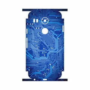 MAHOOT Blue Printed Circuit Board-FullSkin Cover Sticker for Google Nexus 5X