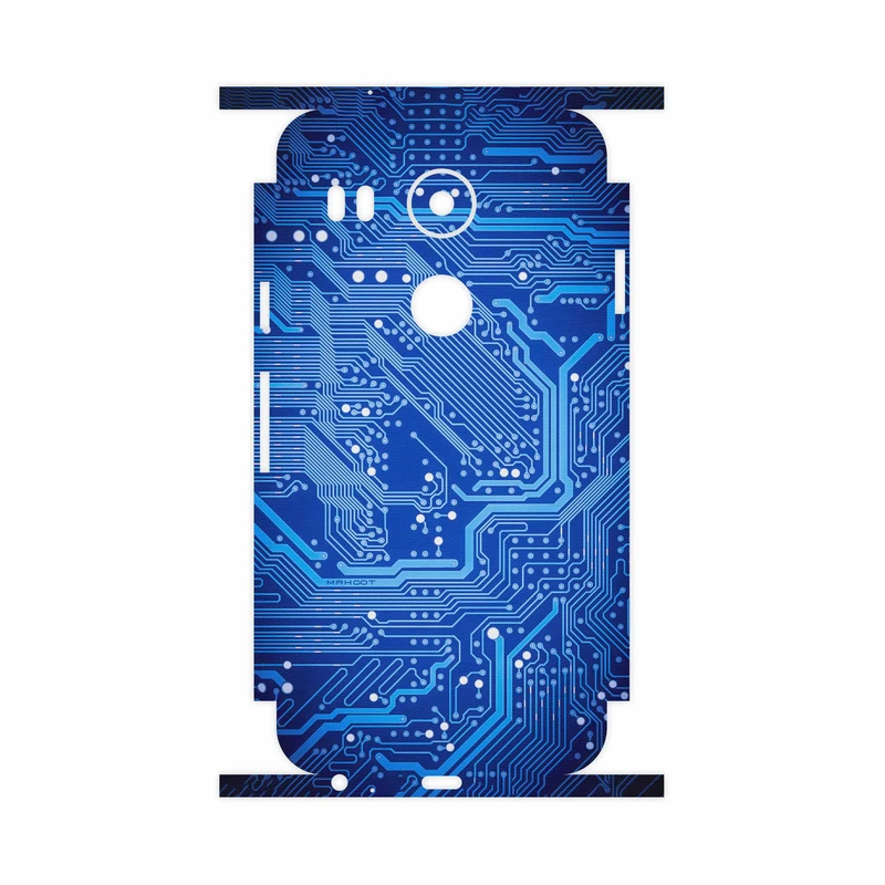 برچسب پوششی ماهوت مدل Blue Printed Circuit Board-FullSkin مناسب برای گوشی موبایل گوگل Nexus 5X