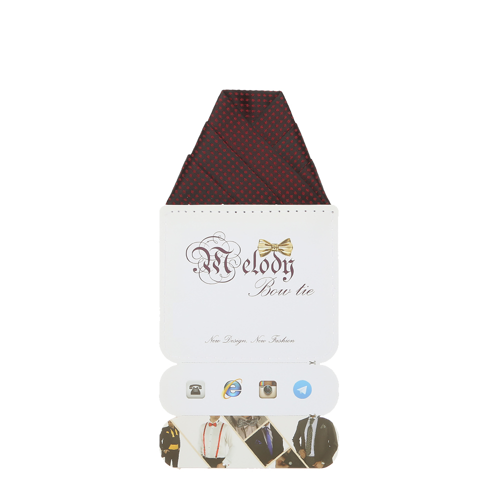 دستمال جیب مردانه ملودی مدل PS5107MSGrd