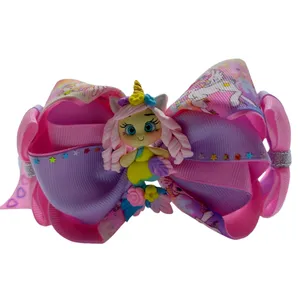 گیره مو دخترانه مدل پری دریایی تک شاخ