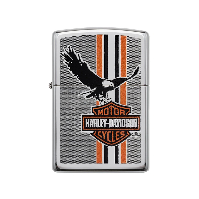 فندک زیپو مدل Harley-Davidson Eagle Stripes کد 29656
