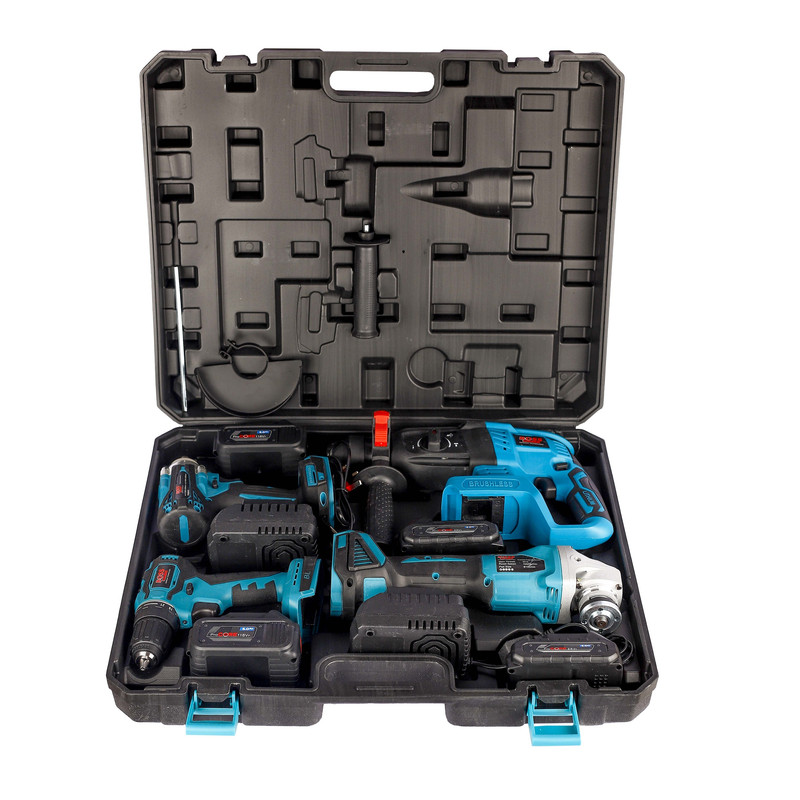 مجموعه ابزار شارژی باس مدل LIFE_STYLE مجموعه 4 عددی