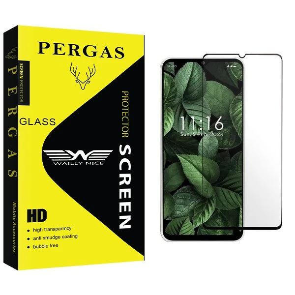 محافظ صفحه نمایش شیشه ای وایلی نایس مدل Pergas مناسب برای گوشی موبایل جی پلاس Q20s
