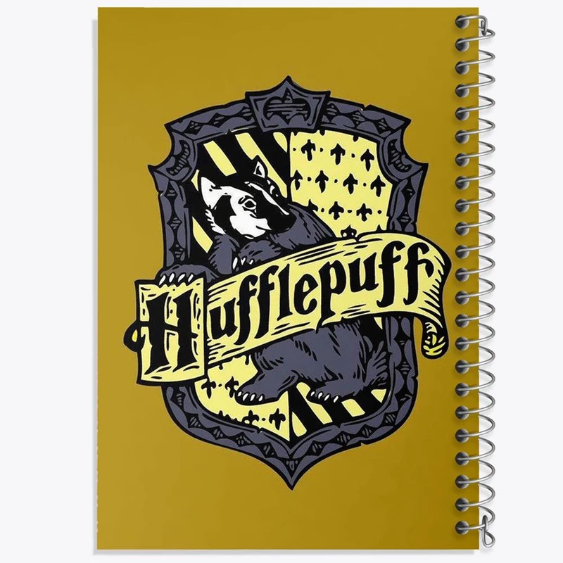 دفتر نت موسیقی 50 برگ خندالو مدل هافلپاف هری پاتر Harry Potter کد 19356