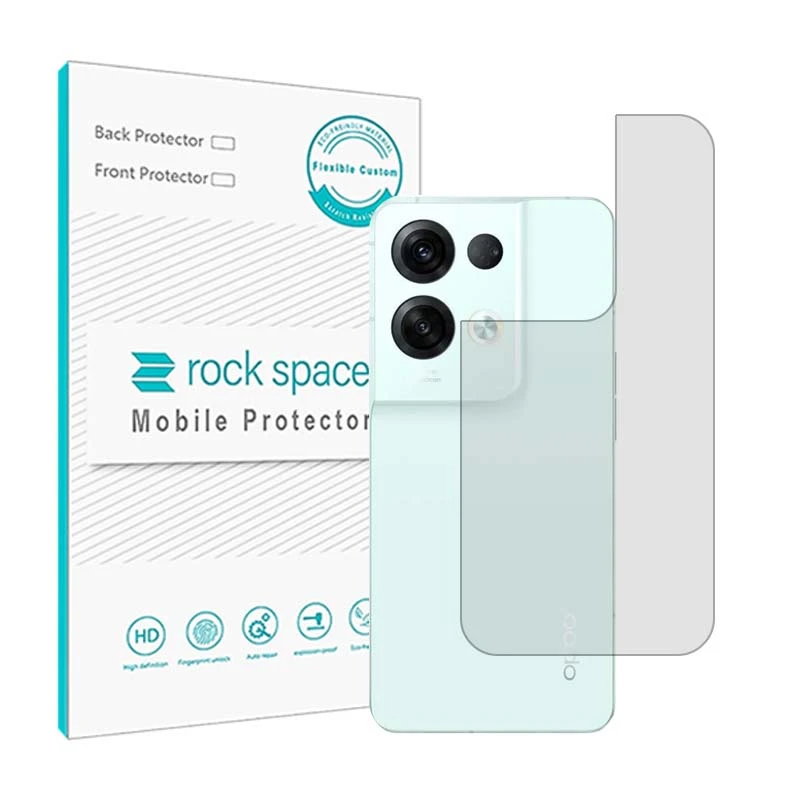 محافظ پشت گوشی شفاف راک اسپیس مدل HyGEL مناسب برای گوشی موبایل اوپو Reno8 pro