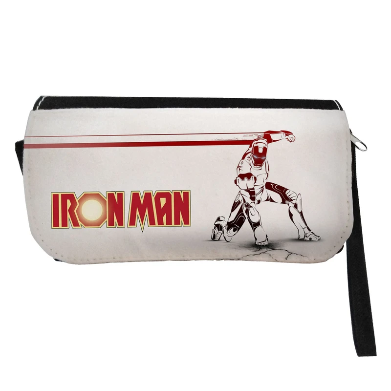  جامدادی مدل دوزیپ طرح مرد آهنی کد NI1055