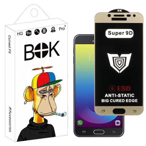 محافظ صفحه نمایش بوک مدل Super9D Drift مناسب برای گوشی موبایل سامسونگ galaxy J7 Prime