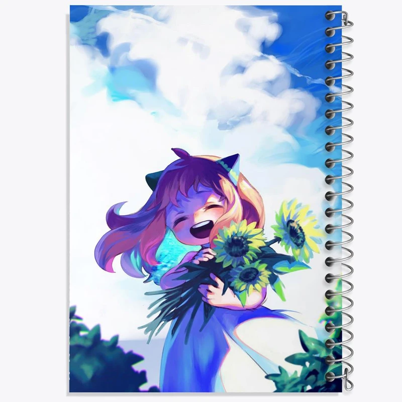 دفتر نقاشی 50 برگ خندالو مدل انیا انیمه اسپای ایکس فمیلی Spy X Family کد 22209