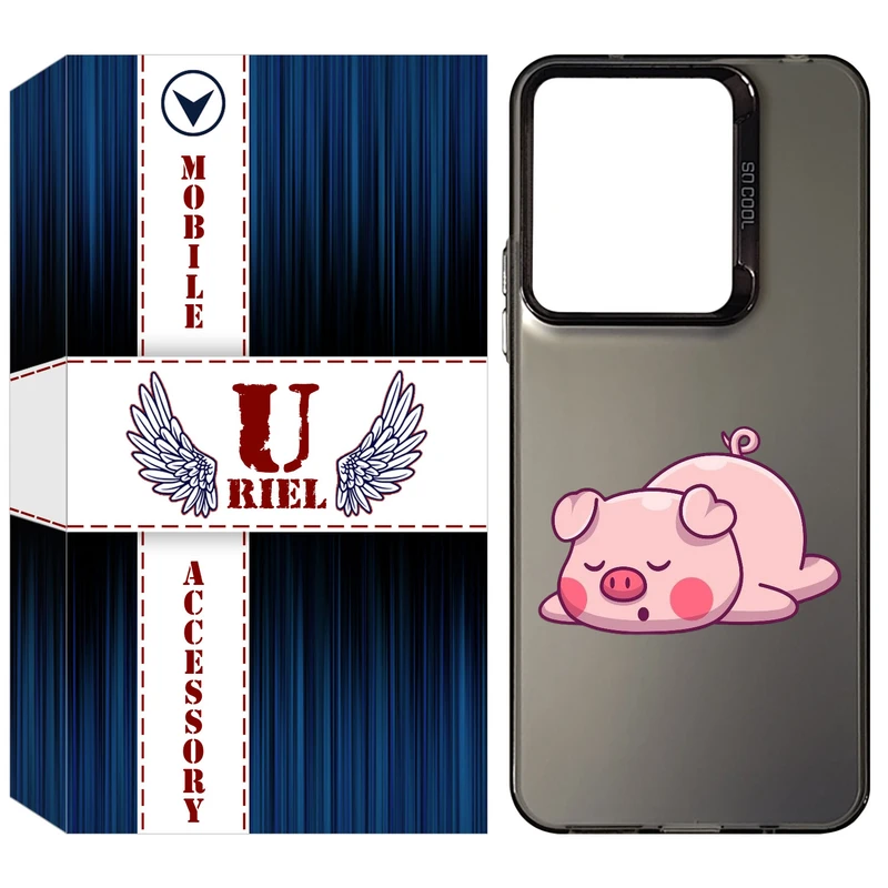 کاور یوریل مدل SCL کد 42 طرح پیگی مناسب برای گوشی موبایل شیائومی Redmi 13 4G / 13 5G