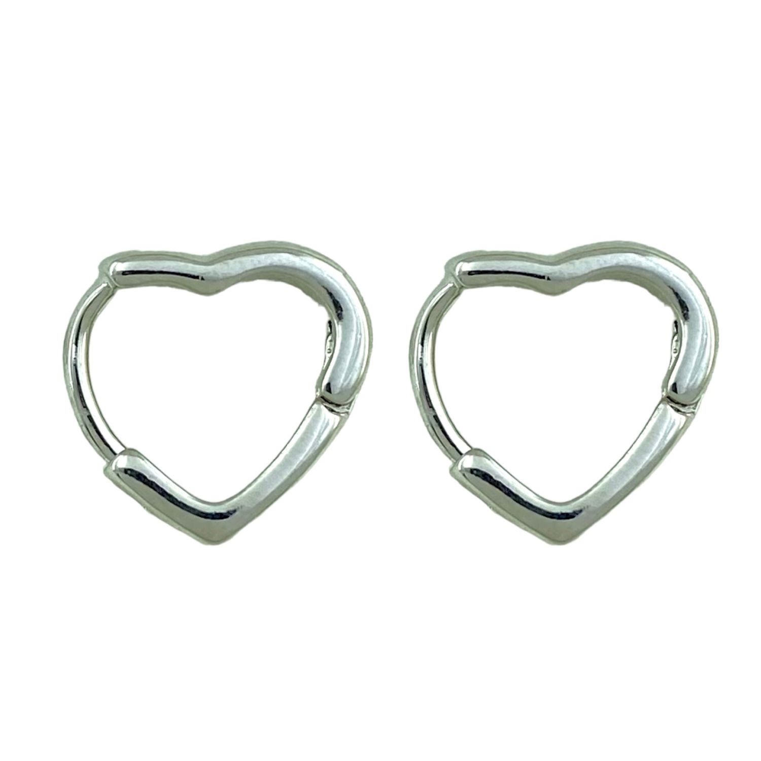 گوشواره زنانه ژوپینگ مدل قلب کد E4363 -  - 1