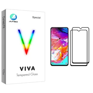 Junbo Viva Glass Screen Protector For Samsung Galaxy A70 Pack Of 2