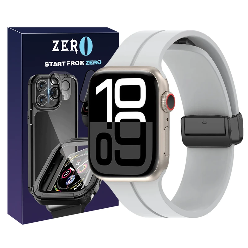 بند زیرو مدل Magnetic ZR مناسب برای اپل واچ سری 10 سایز 46 میلی متری