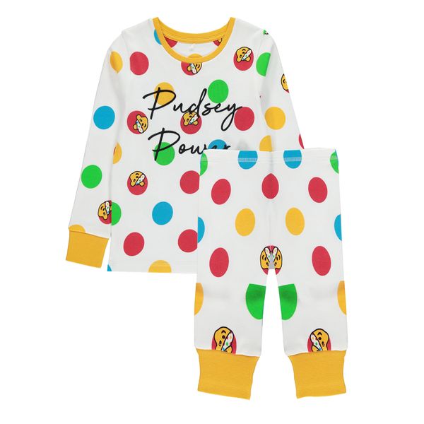 ست تی شرت و شلوار بچگانه جورج مدل Colored balls