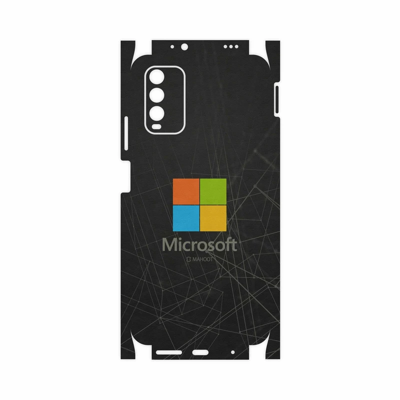 برچسب پوششی ماهوت مدل Microsoft-Logo-FullSkin مناسب برای گوشی موبایل شیائومی Redmi 9T