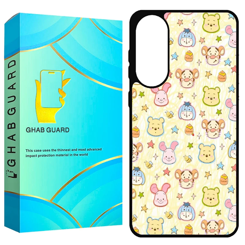 کاور قاب گارد طرح پو و دوستان مدل S25EG مناسب برای گوشی موبایل سامسونگ Galaxy S25 Edge