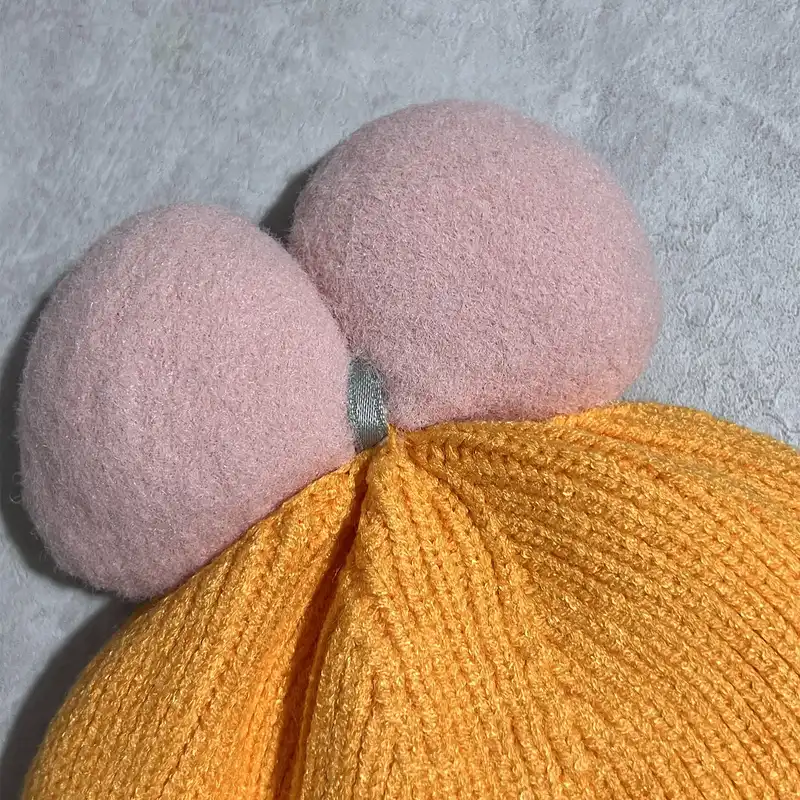 کلاه بافتنی بچگانه مدل پاپیون فانتزی کد  7 LO