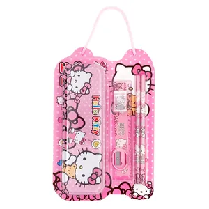 بسته لوازم تحریر مدل 3340 طرح کیتی بسته 6 عددی