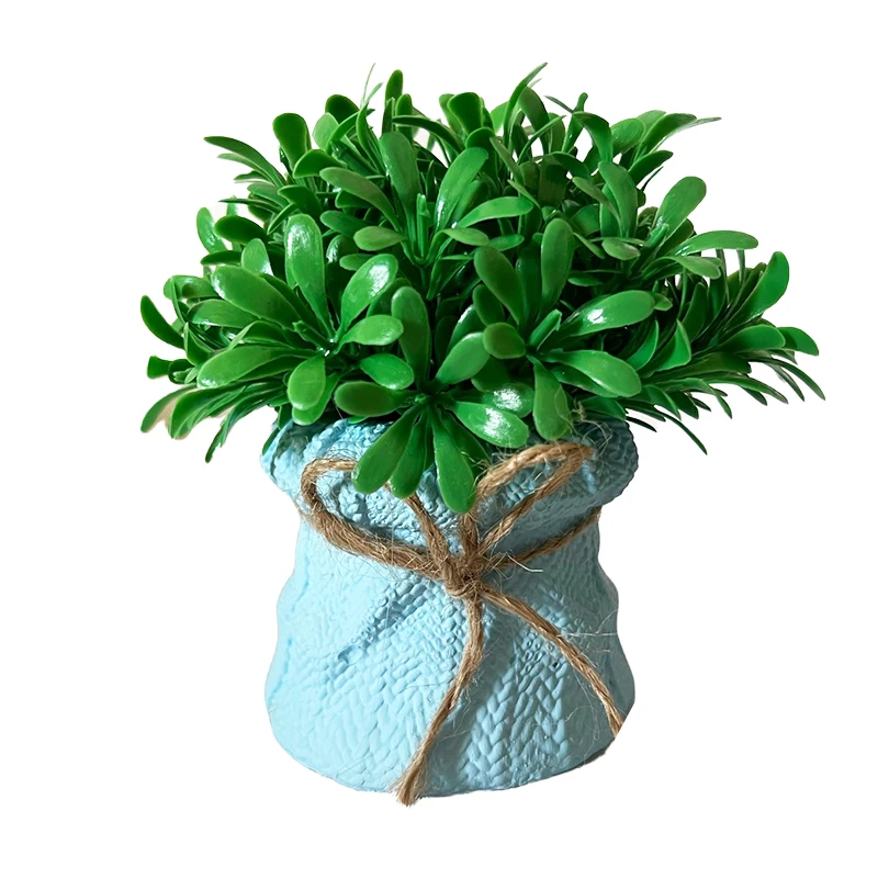 گلدان به همراه گل مصنوعی مدل بافت میخک کد 742