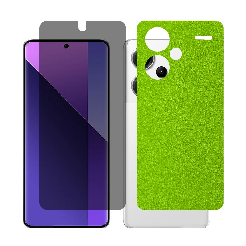 محافظ صفحه نمایش حریم شخصی گلس مدل Together مناسب برای گوشی موبایل شیائومی Redmi Note 13 Pro Plus به همراه برچسب پوششی پشت گوشی