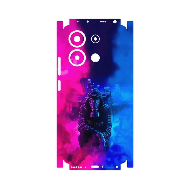 برچسب پوششی ماهوت مدل Smoke Rainbow Digital Art 2-FullSkin مناسب برای گوشی موبایل شیائومی Redmi Note 13 4G