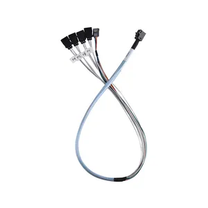 کابل Mini-SAS به SATA سیلوراستون مدل CPS05-RE طول 0.6 متر