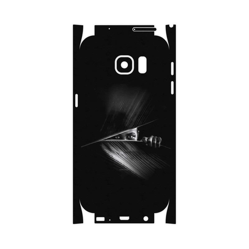 برچسب پوششی ماهوت مدل Black Portrait-FullSkin مناسب برای گوشی موبایل سامسونگ Galaxy S7