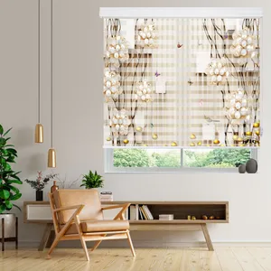 پرده زبرا زیو مدل 3D-1117 سایز 100x200 سانتی متر
