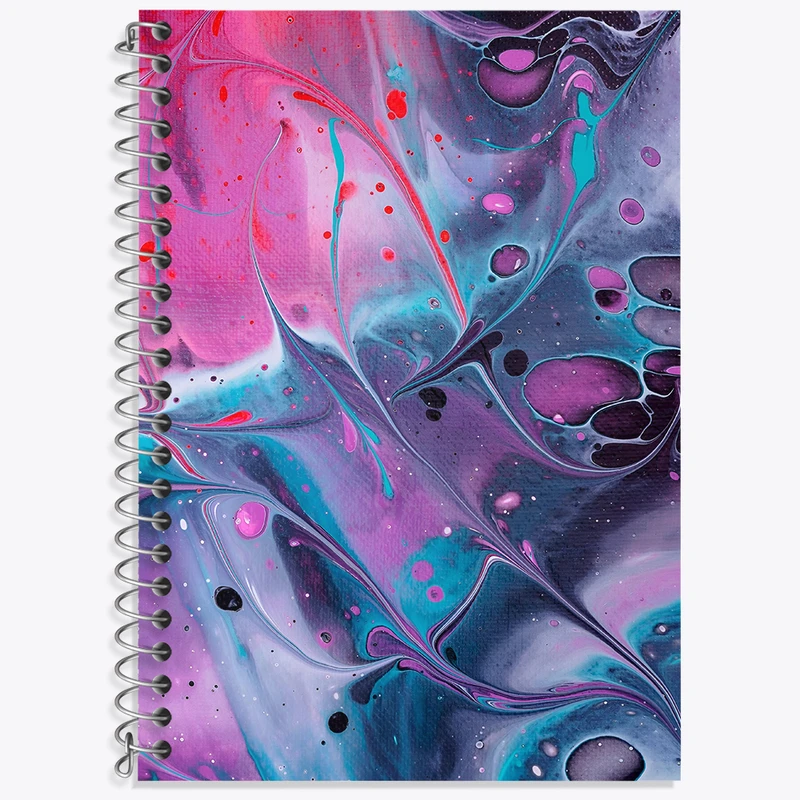 دفتر نت موسیقی 50 برگ خندالو طرح بافت رنگی کد N5456