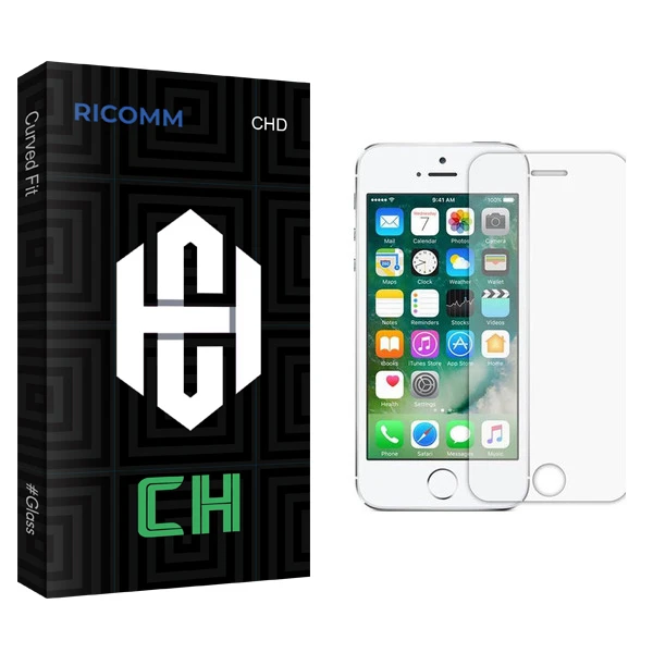 محافظ صفحه نمایش ریکام مدل CH glass مناسب برای گوشی موبایل اپل Iphone 5